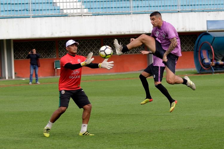 Pemain anyar PSS Sleman Brian Ferreira akan menjadi andalan saat menghadapi Madura United di laga perdana Grup D Piala Presiden di Stadion Maguwoharjo, Sleman, Selasa (5/3/2019). (foto: Olenas.id/Gonang Susatyo)