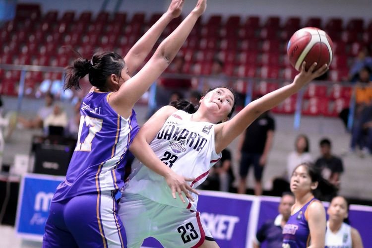 Tanago Friesian Jakarta meraih kemenangan yang ketiga di turnamen pramusim Srikandi Cup 2020 setelah mengalahkan Sahabat Semarang 75-52 di GOR Remaja Pekanbaru, Jumat (17/1/2020), (Foto: istimewa)