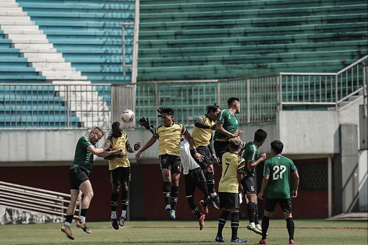 PSS Saat Hadapi AHHA PS Pati FC, Sabtu (26/06/21). Foto : PSS