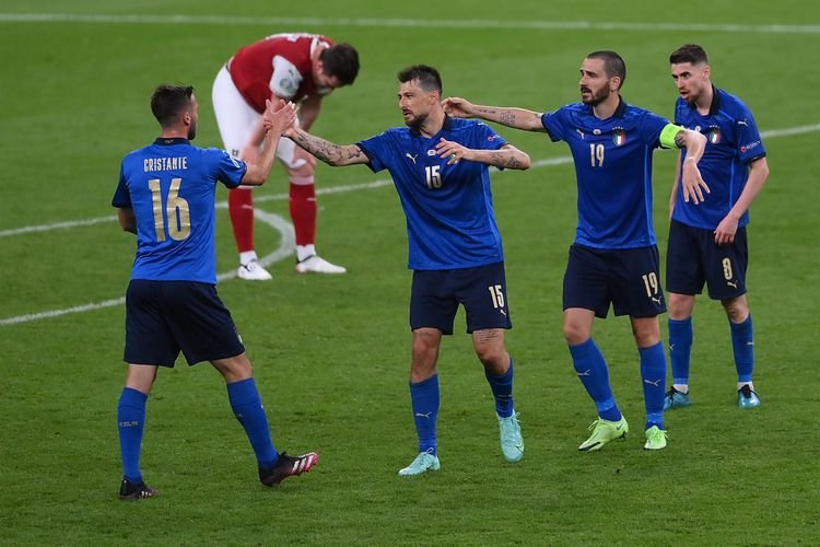 Italia diunggulkan saat menghadapi Belgia di perempat final Euro 2020, Sabtu dini hari nanti. (Foto: Olenas.id/Football-Italia.net)