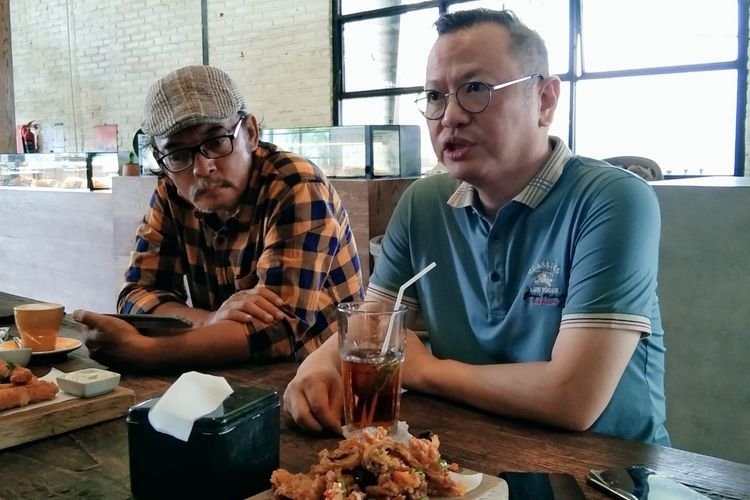 Dirut PT PSS, Andywardhana Putra saat memberikan keterangan. (Foto  : Sujianto/OLENAS)