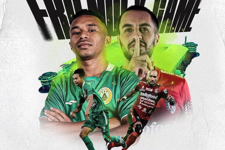 Laga uji coba PSS Sleman melawan Bali United. (Sumber foto: Twitter @PSSSleman)
