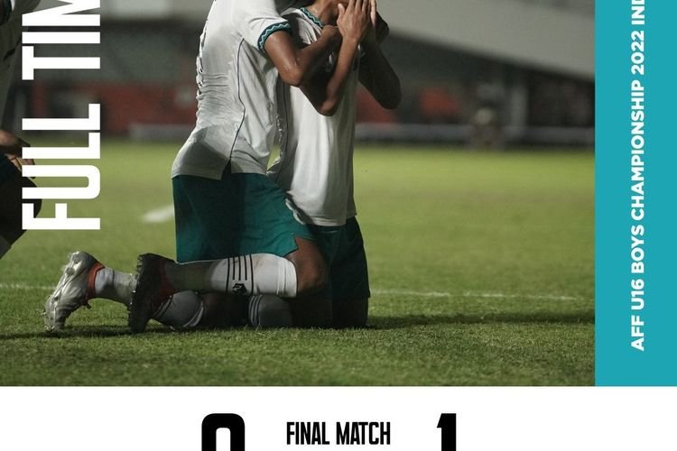 Indonesia raih gelar juara Piala AFF U-16 2022 (Foto : Twitter PSSI)