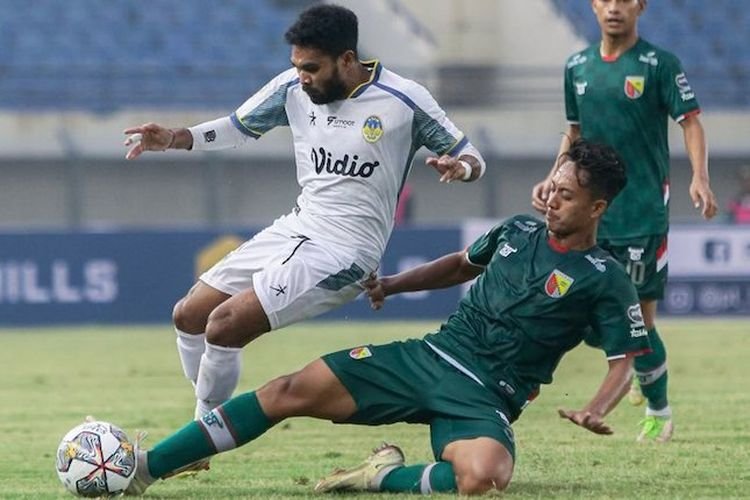 PSIM berhasil curi poin dari Persikab Kabupaten Bandung (Foto : Fwitter PSIM)