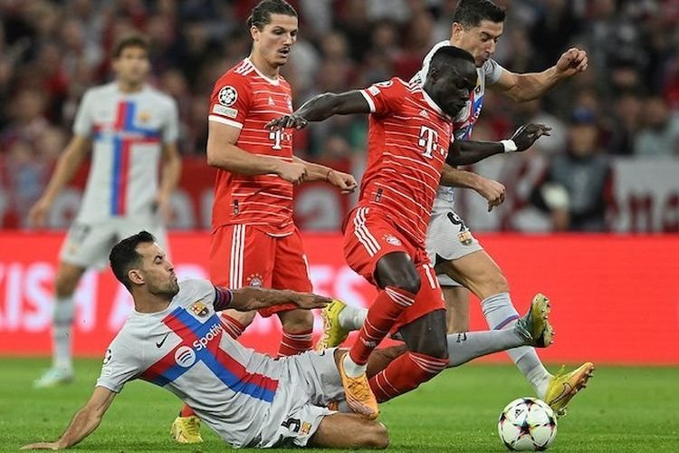 Bayern Munchen menang 2-0 atas Barcelona. (Foto : AP Photo)