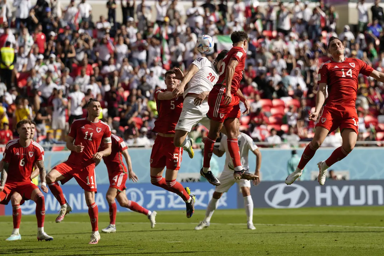 Iran memetik kemenangan perdana atas Wales (AP Photo/ Frank Augstein)