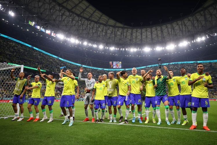 Brasil diprediksi juara Piala Dunia 2022 oleh Nielsen Gracenote. (Sumber foto: Twitter/@FIFAWorldCup)