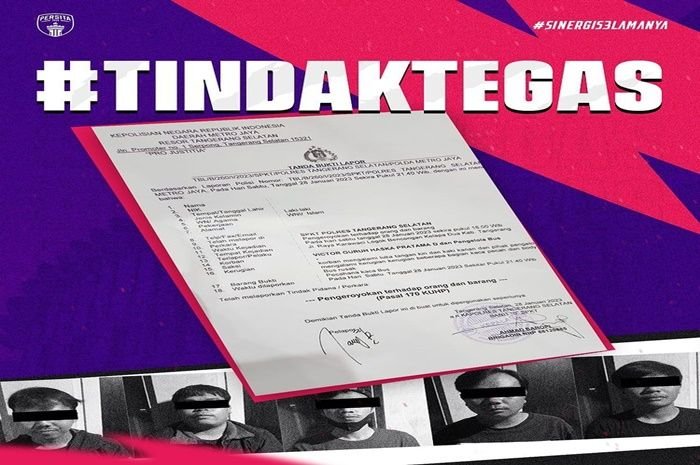 Tindakan Persita Tangerang