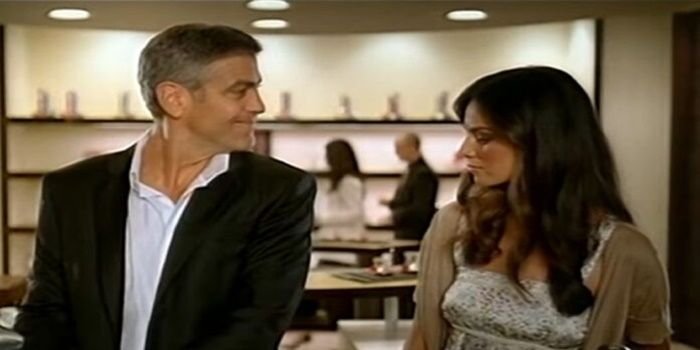 Katy Louise Saunders dan George Clooney