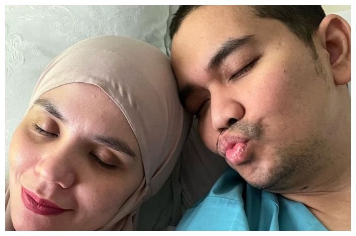 Indra Bekti dan istrinya, Aldilla Jelita.