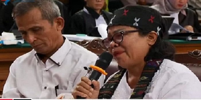 Orangtua almarhum Brigadir Y di Pengadilan Negeri Jakarta Selatan