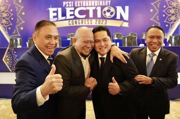 Erick Thohir, La Nyalla, Zainudin Amali dan Iwan Bule