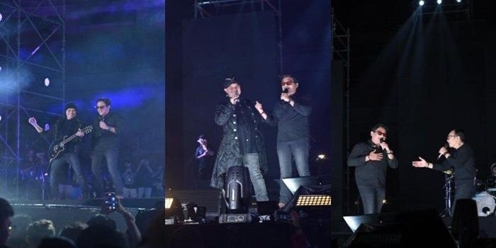 Andre Taulany di konser Dewa 19