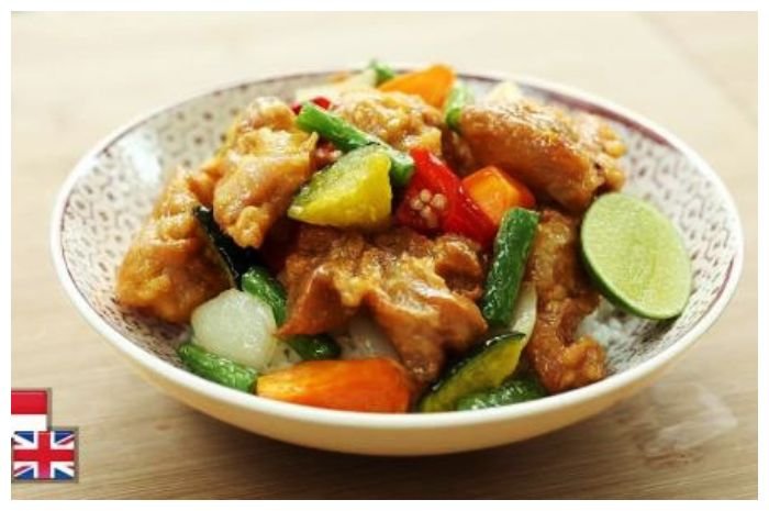 Ayam goreng madu mentega ala chef Devina Hermawan.