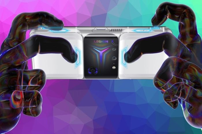 Ilustrasi Lenovo tutup handphone gaming