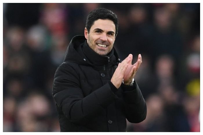 Pelatih Arsenal Mikael Arteta.