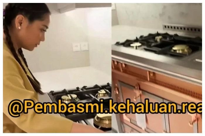 Nagita Slavina beli kompor gas berharga 1 miliar rupiah.