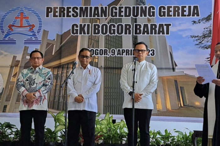 Peresmian gedung Gereja GKI Bogor Barat