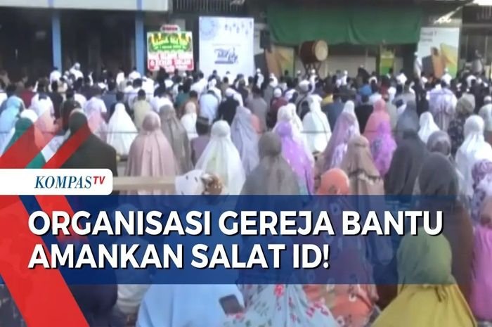 Umat Narani bantu mengamankan shalat Ied