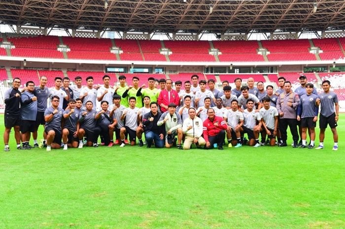 Jokowi bertemu para pemain Timnas U-20, Sabtu, 1 April 2023