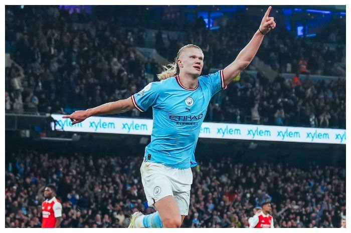 Manchester City dianggap juara setelah menaklukkan Arsenal 4-1 di Liga Premier Inggris, Kamis, 27 April 2023 dini hari WIB.