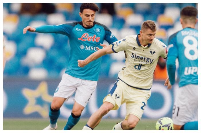 Napoli gagal mengalahkan Verona dan bermain imbang 0-0 di pertandingan Serie A Italia di Stadion Diego Armando Maradona, Sabtu, 15 April 2023 malam WIB.