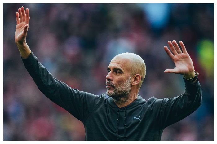 Pep Guardiola, pelatih Manchester City.