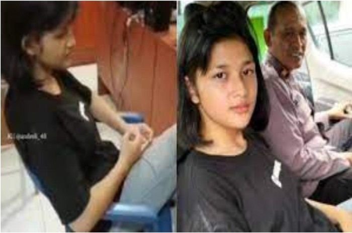 Remaja cantik ini ditangkap karena mencuri motor di Desa Bandongan, Magelang