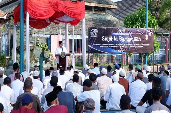 Napi di Lapas Kelas II A Yogyakarta mendapat remisi khusus
