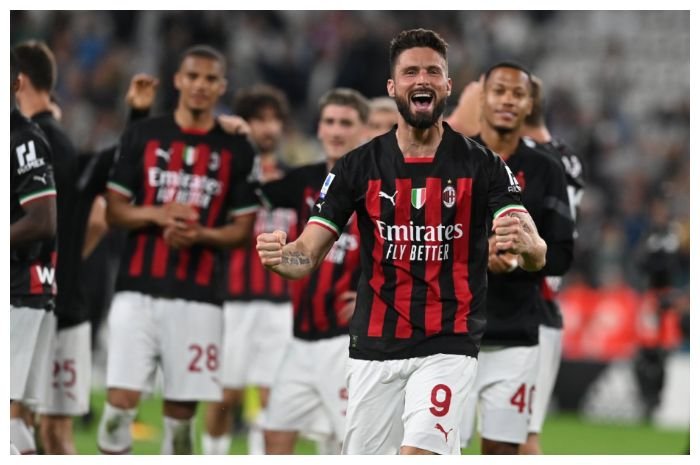AC Milan lolos ke Liga Champions setelah kalahkan Juventus.
