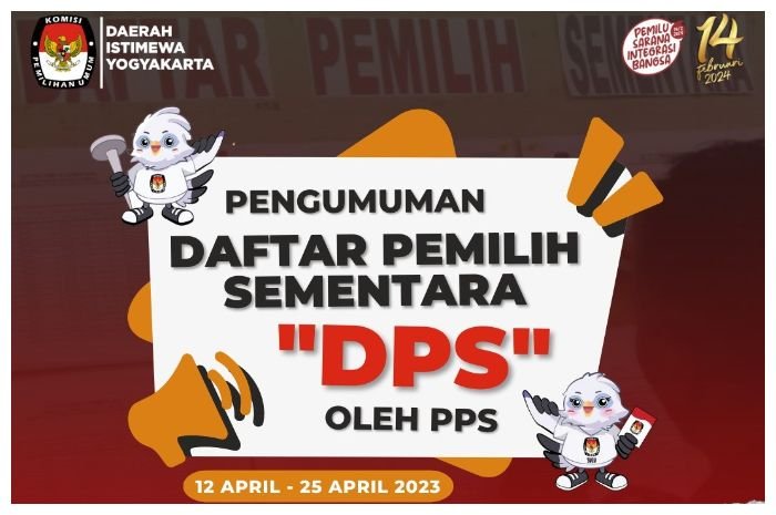 Daftar Pemilih Sementara (DPS) dari KPU DIY.