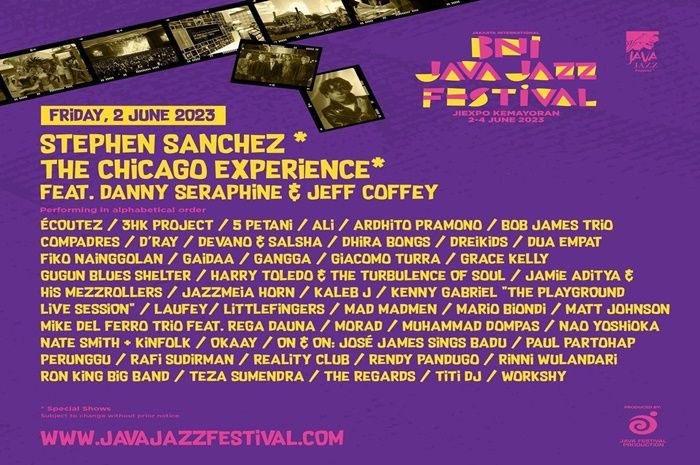 Poster Java Jazz Festival