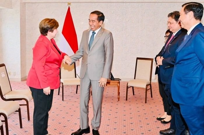 di Hotel Rihga Royal, Hiroshima, Jepang, Sabtu, 20 Mei 2023.