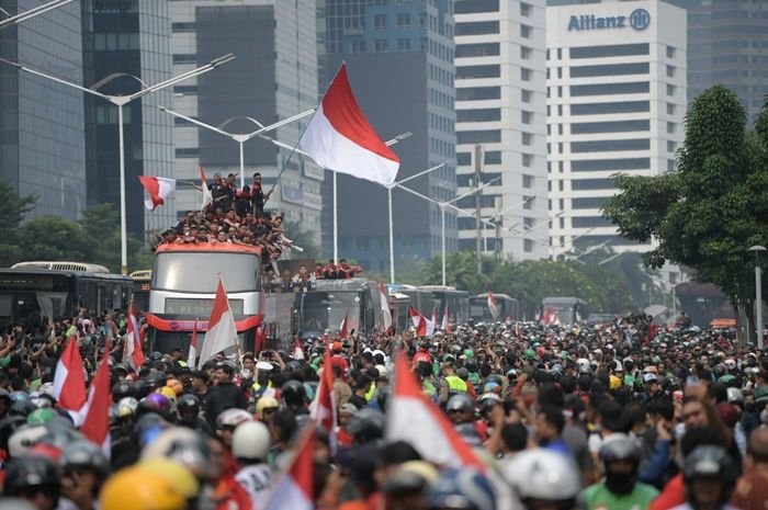 Kirab Juara atlet-atlet SEA Games 2023 mendapat sambutan meriah