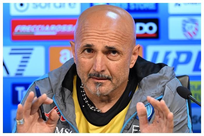 Pelatih Napoli Luciano Spalletti.