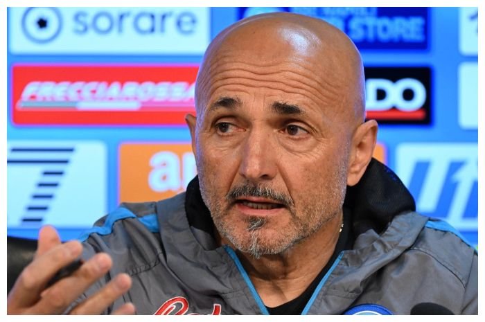 Pelatih Napoli Luciano Spalletti.