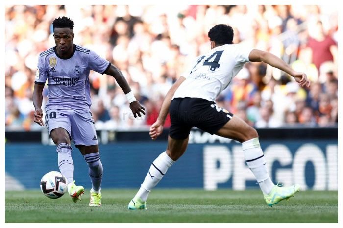 Pemain Real Madrid Vinicus Jr. jadi korban rasisme.