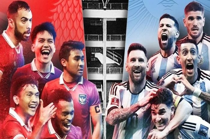 Poster laga Matchday Timnas Indonesia vs Argentina
