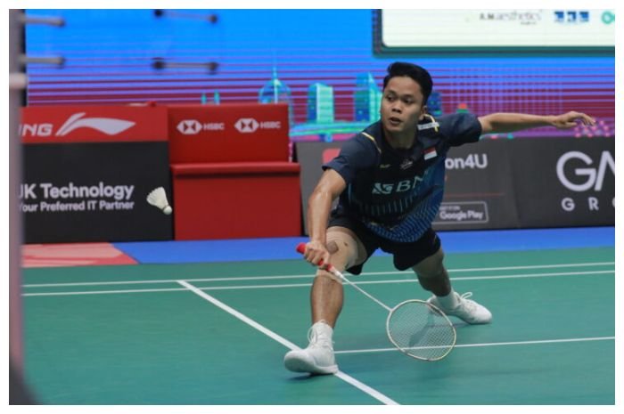 Tunggal putra Anthony Sinisuka Ginting jadi andalan di Indonesia Open 2023.