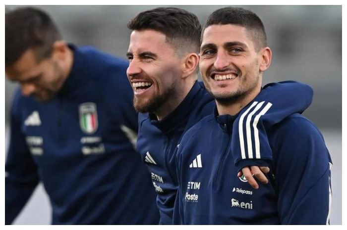 Pemain Italia jelang lawan Spanyol di UEFA Nations League.