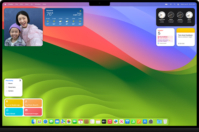Tampilan MacOs Sonoma