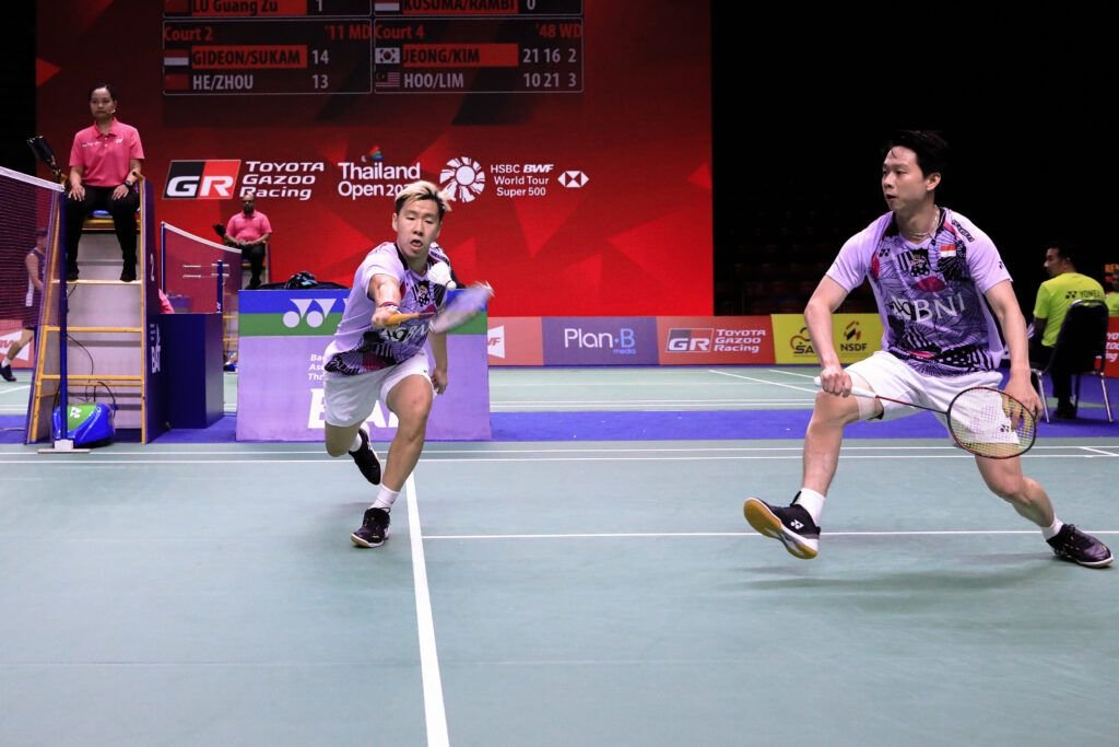 Ganda Marcus/Kevin berharap lolos ke final Thailand Open 2023.
