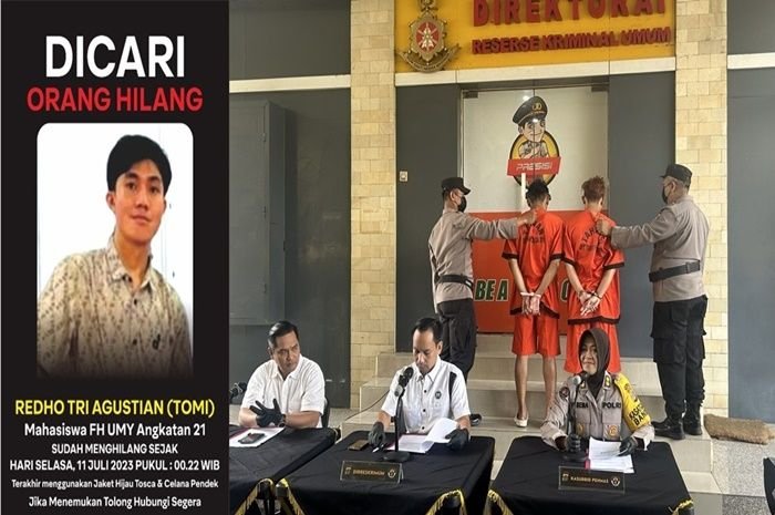 Hilangnya Redho sudah dilaporkan kerabat ke Polsek Kasihan, dan dua pelaku  yang sudah ditangkap