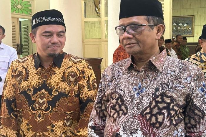 Mahfud MD usai menjadi nara sumber di DPRD DI Yogyakarta, 15 Juli 2023