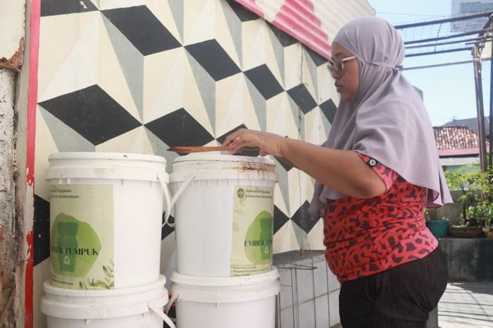 Ember tumpuk milik warga Ratmakan Gondomanan Yogyakarta