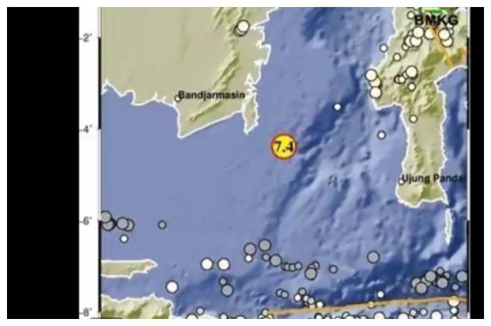 Gempa Bumi Lombok Utara, Nusa Tenggara Barat.
