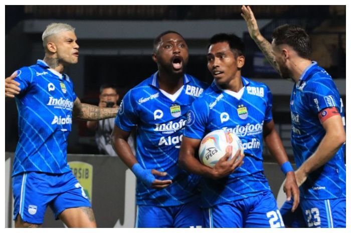 Skuat Persib Bandung saat menang atas RANS FC