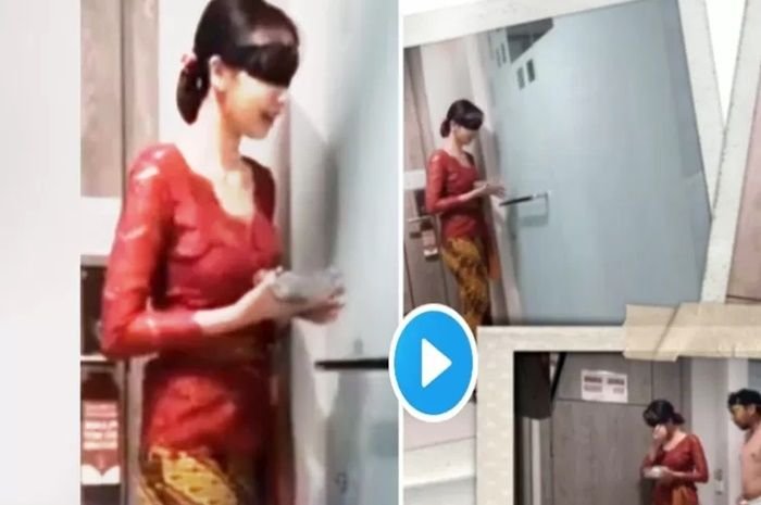 Salah satu adegan di video Kebaya Merah