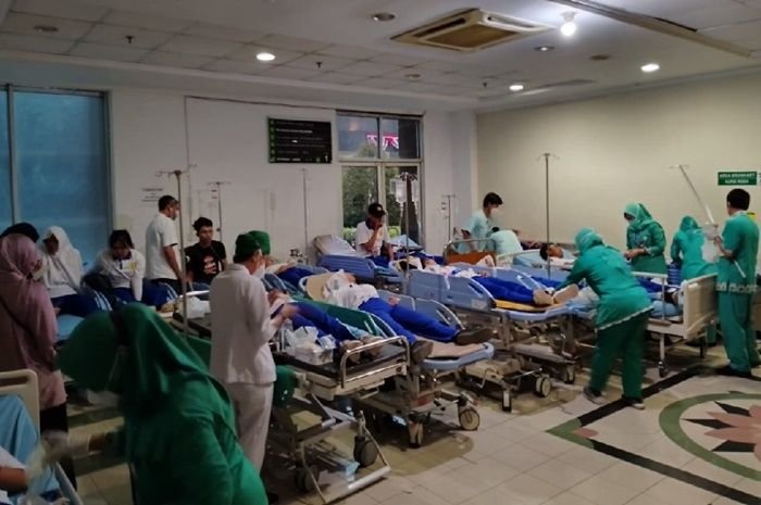 Mahasiswa baru UPN Yogyakarta yang dirawat setelah keracunan saat outbond