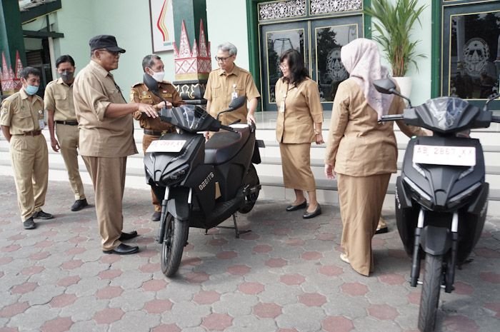 Sepeda motor listrik milik Pemkot Yogyakarta